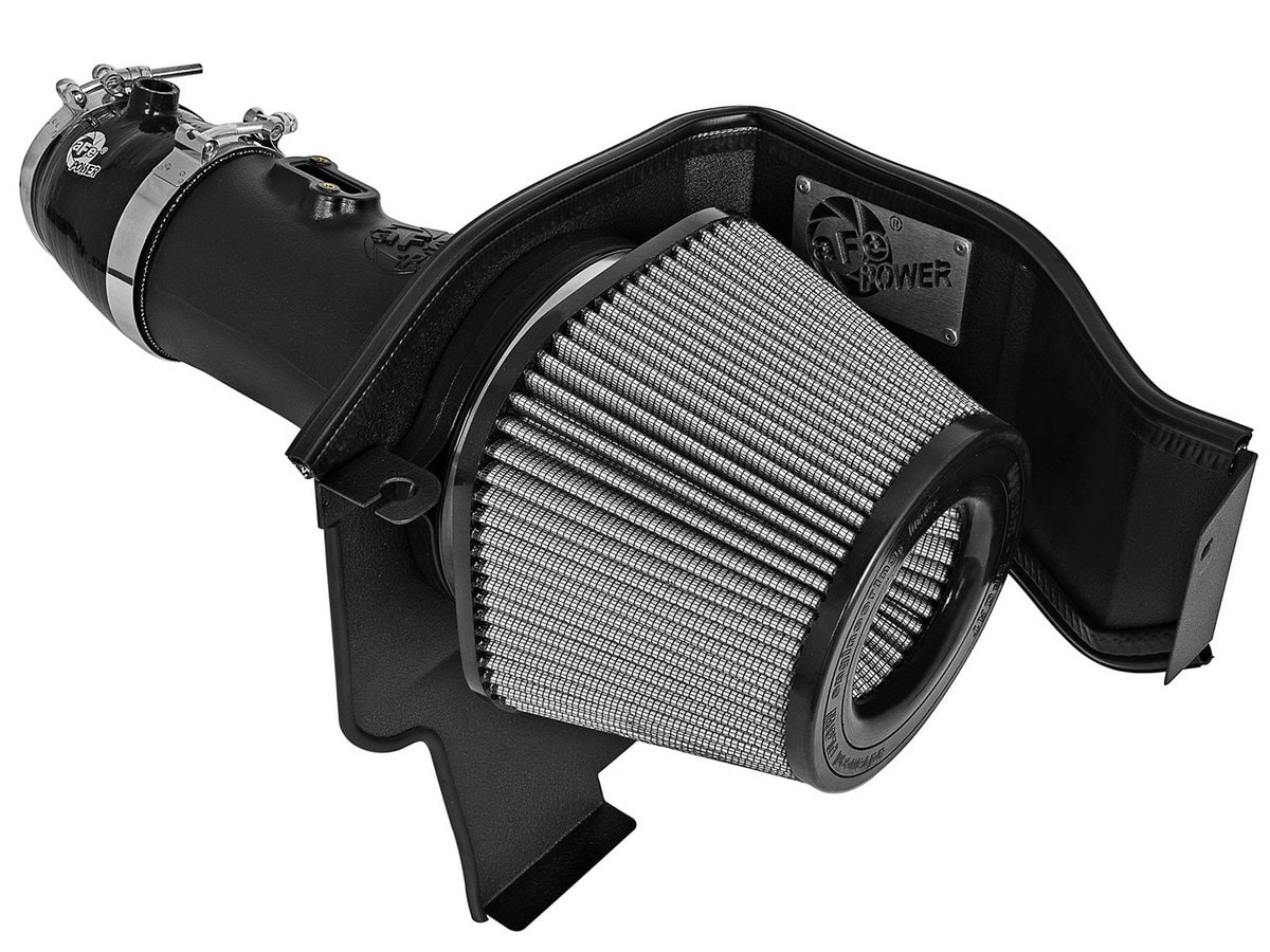 Система холодного впуска Magnum FORCE Stage-2, с фильтром Pro DRY S для Dodge Challenger/Charger SRT Hellcat 2015–2016 V8-6.2L (sc), AFE Power — фото 1