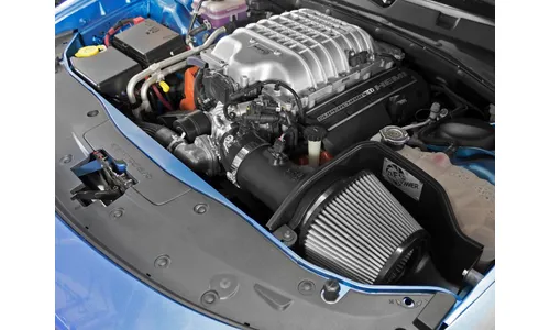 Система холодного впуска Magnum FORCE Stage-2, с фильтром Pro DRY S для Dodge Challenger/Charger SRT Hellcat 2015–2016 V8-6.2L (sc), AFE Power — фото 2