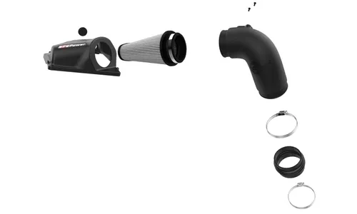 Система холодного впуска Rapid Induction, с фильтром Pro DRY S, чёрное исполнение для BMW 140i/M240i (F22) 340i (F30)/440i (F32) 2016–2020 L6-3.0L (t) B58, AFE Power — фото 2