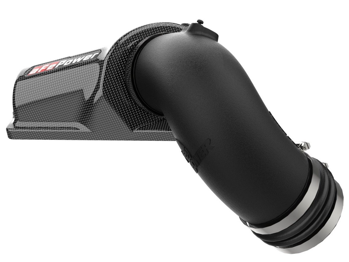 Система холодного впуска Rapid Induction, с фильтром Pro DRY S, с крышкой с отделкой под углепластик для BMW 140i/M240i (F22) 340i (F30)/440i (F32) 2016–2020 L6-3.0L (t) B58, AFE Power — фото 4