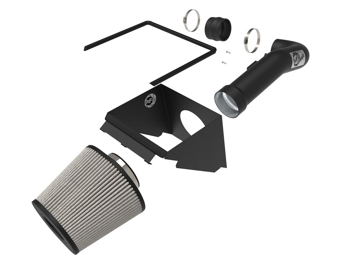 Система холодного впуска Rapid Induction, с фильтром Pro DRY S для Chevrolet/GMC Silverado/Sierra 1500 2014–2019 Tahoe/Suburban/Yukon/XL/Escalade 2015–2020 V8-5.3L/6.2L, AFE Power — фото 2