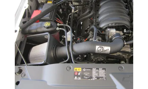 Система холодного впуска Rapid Induction, с фильтром Pro DRY S для Chevrolet/GMC Silverado/Sierra 1500 2014–2019 Tahoe/Suburban/Yukon/XL/Escalade 2015–2020 V8-5.3L/6.2L, AFE Power — фото 3