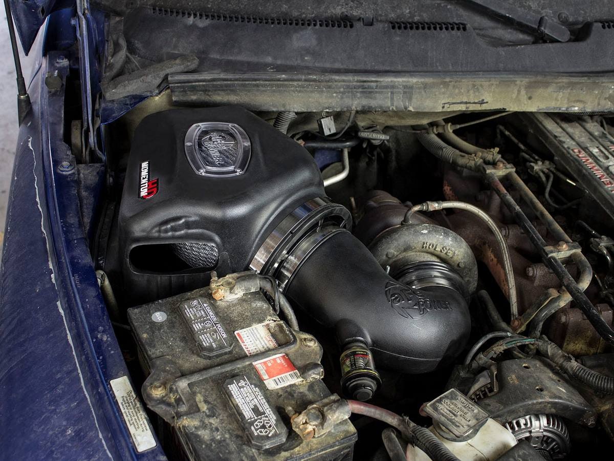 Система холодного впуска Momentum HD, с фильтром Pro DRY S для Dodge Diesel Trucks 1994–2002 L6-5.9L (td), AFE Power — фото 2