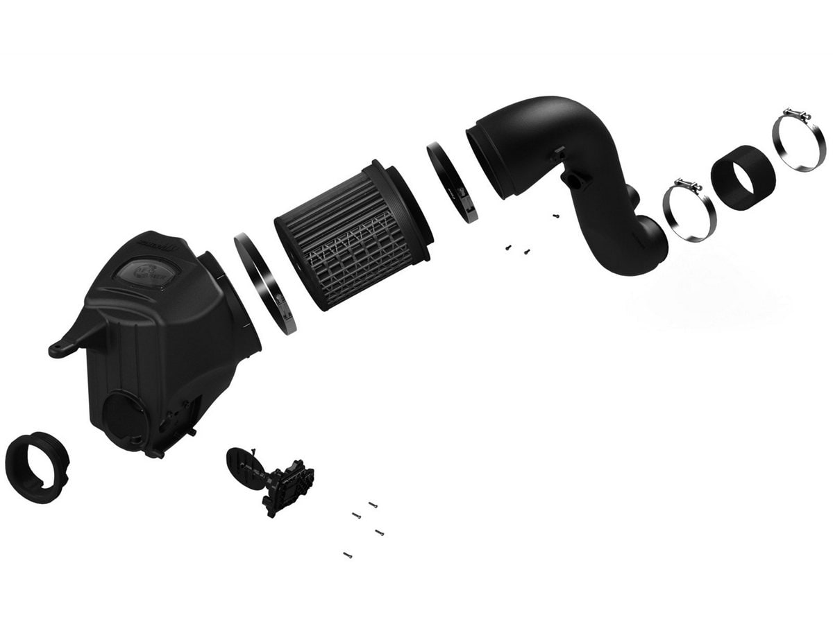 Система холодного впуска Momentum HD, с фильтром Pro DRY S для RAM Diesel Trucks 2013–2018 L6-6.7L (td), AFE Power — фото 2