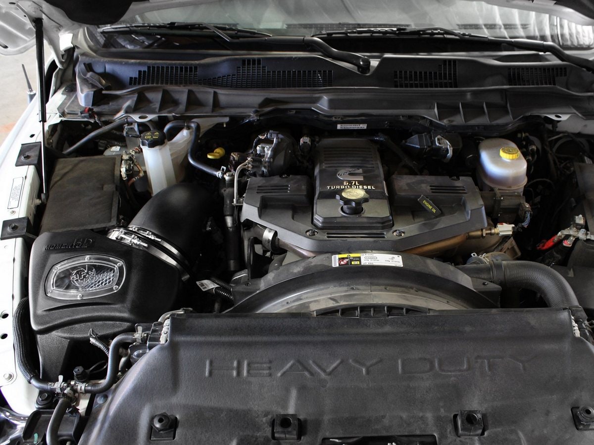 Система холодного впуска Momentum HD, с фильтром Pro DRY S для RAM Diesel Trucks 2013–2018 L6-6.7L (td), AFE Power — фото 3
