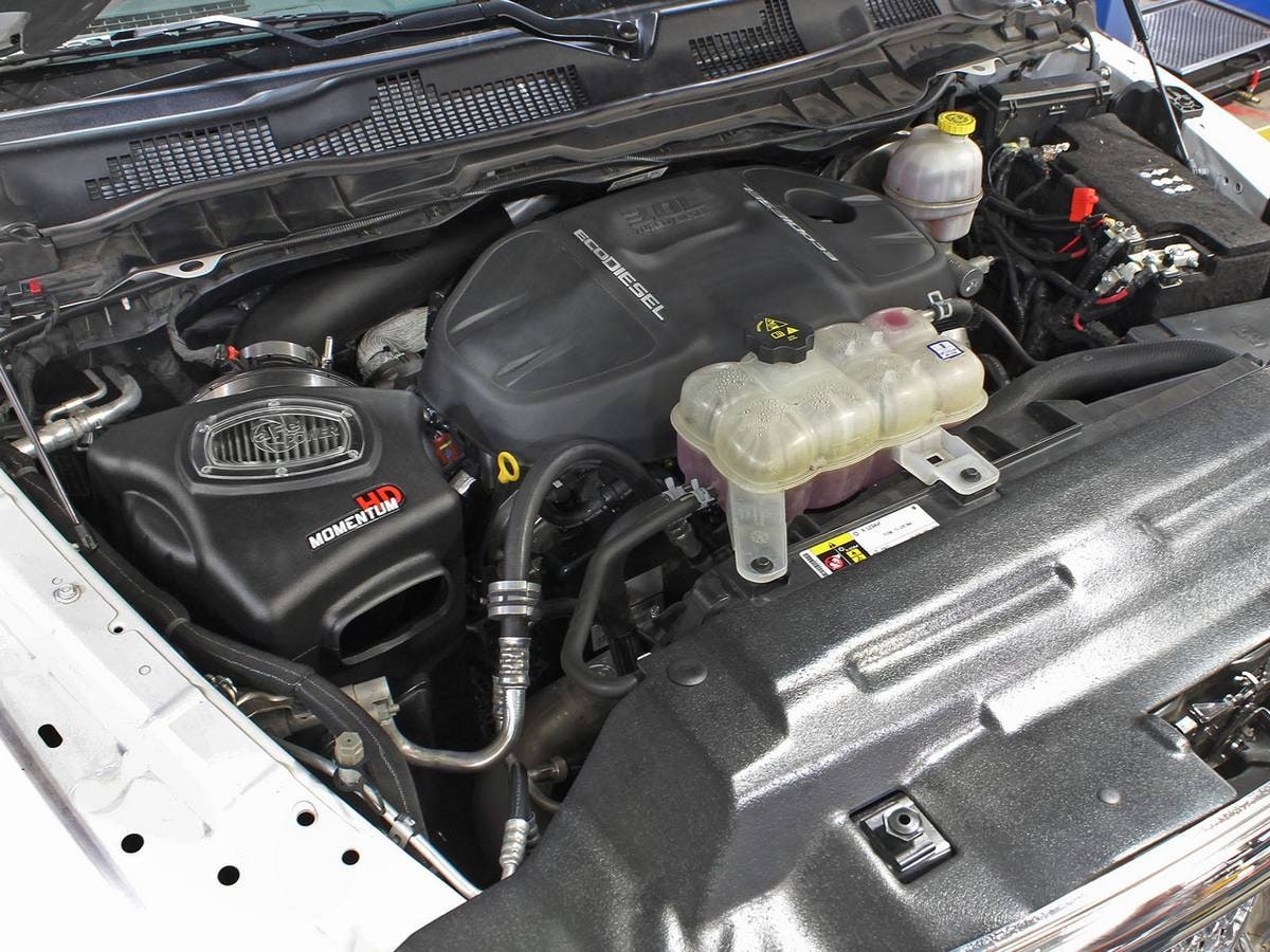 Система холодного впуска Momentum HD, с фильтром Pro DRY S для RAM 1500 EcoDiesel 2014–2018 / 1500 Classic 2019 V6-3.0L (td), AFE Power — фото 6