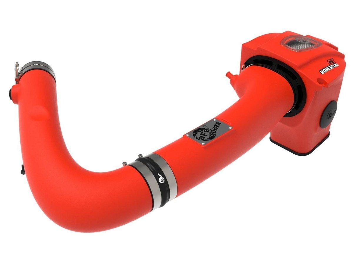 Система холодного впуска Momentum GT Red Edition, с фильтром Pro DRY S для Dodge Challenger/Charger/Chrysler 300 2011–2023 V6-3.6L, AFE Power — фото 4