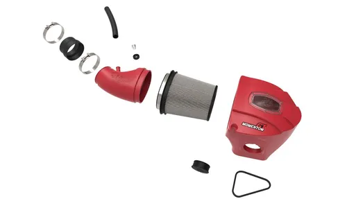 Система холодного впуска Momentum GT Red Edition, с фильтром Pro DRY S для Dodge Challenger/Charger/Chrysler 300 SRT8/SRT 2011–2023 V8-6.4L HEMI, AFE Power — фото 2