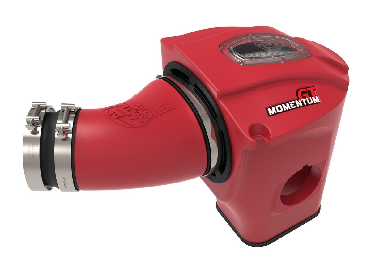 Система холодного впуска Momentum GT Red Edition, с фильтром Pro DRY S для Dodge Challenger/Charger/Chrysler 300 SRT8/SRT 2011–2023 V8-6.4L HEMI, AFE Power — фото 4