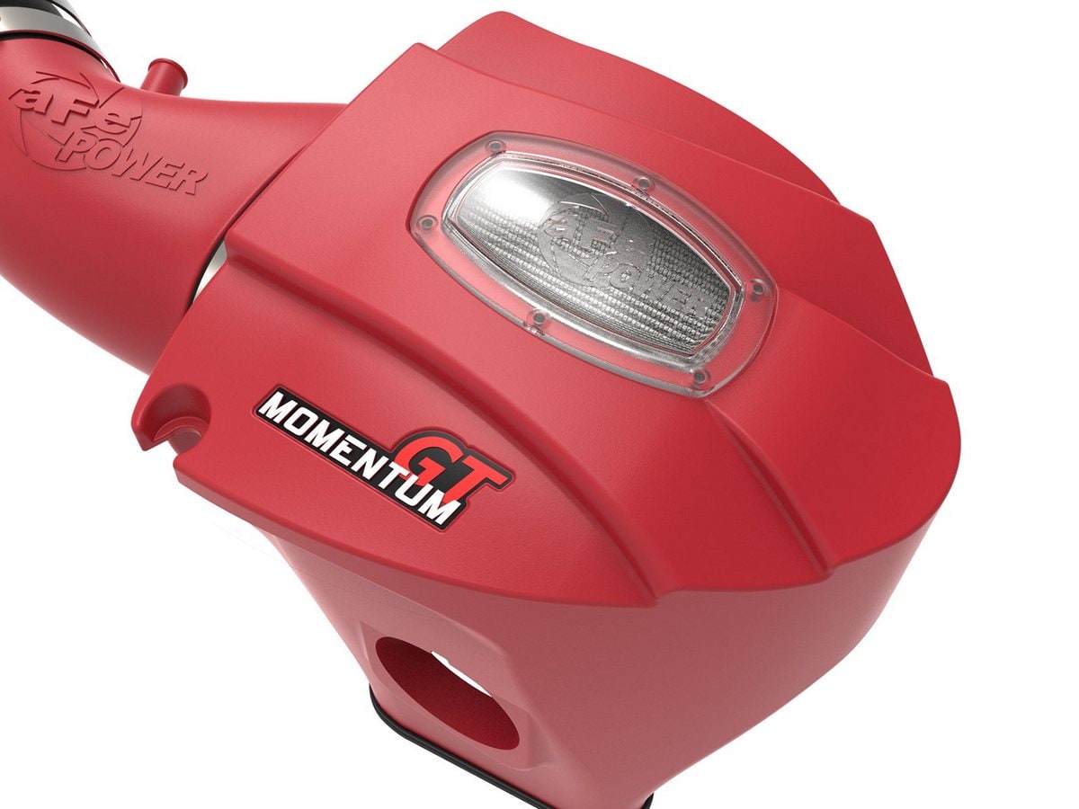 Система холодного впуска Momentum GT Red Edition, с фильтром Pro DRY S для Dodge Challenger/Charger/Chrysler 300 SRT8/SRT 2011–2023 V8-6.4L HEMI, AFE Power — фото 7