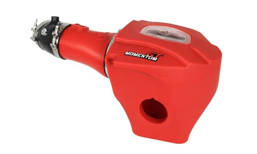 Система холодного впуска Momentum GT, с фильтром Pro DRY S, цвет Raising Hell Red для Dodge Challenger/Charger SRT Hellcat 2015–2016 V8-6.2L (sc), AFE Power — фото 1