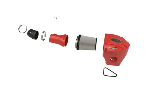 Система холодного впуска Momentum GT, с фильтром Pro DRY S, цвет Raising Hell Red для Dodge Challenger/Charger SRT Hellcat 2015–2016 V8-6.2L (sc), AFE Power — фото 2