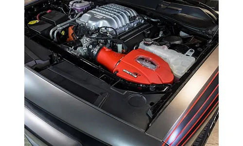 Система холодного впуска Momentum GT, с фильтром Pro DRY S, цвет Raising Hell Red для Dodge Challenger/Charger SRT Hellcat 2015–2016 V8-6.2L (sc), AFE Power — фото 3