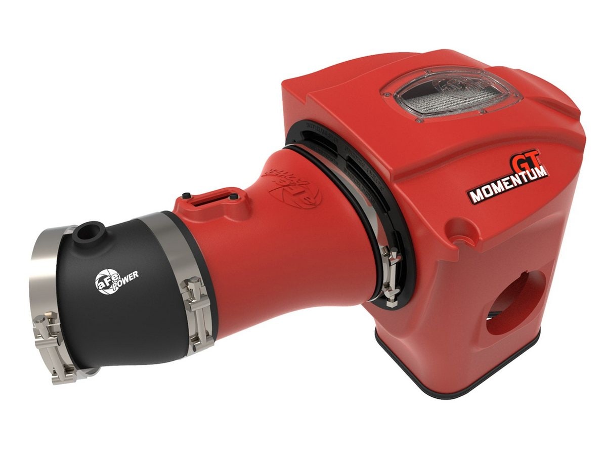 Система холодного впуска Momentum GT, с фильтром Pro DRY S, цвет Raising Hell Red для Dodge Challenger/Charger SRT Hellcat 2015–2016 V8-6.2L (sc), AFE Power — фото 4
