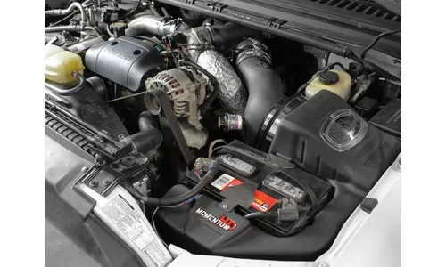 Система холодного впуска Momentum HD, с фильтром Pro DRY S для Ford Diesel Trucks 1999–2003 V8-7.3L (td), AFE Power — фото 2