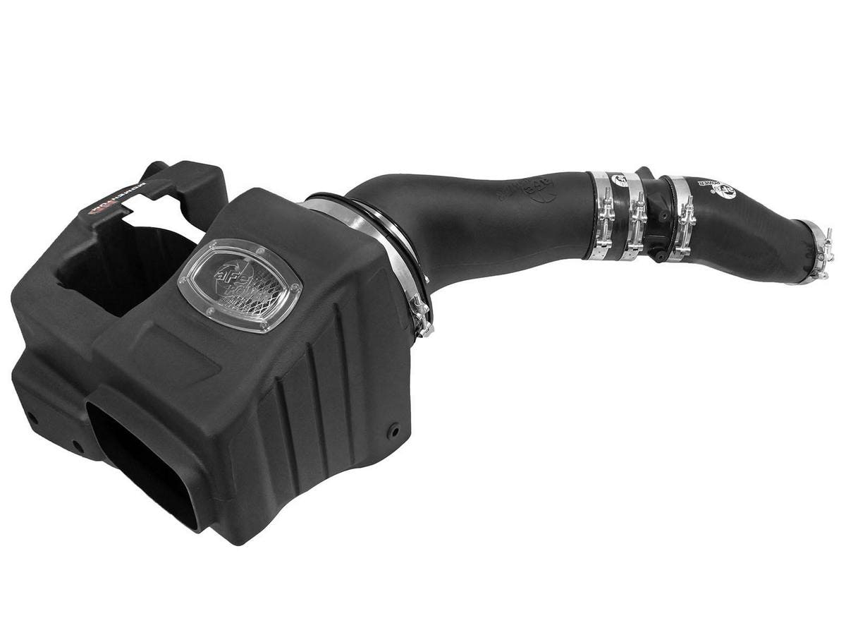 Система холодного впуска Momentum HD, с фильтром Pro DRY S для Ford Diesel Trucks 1999–2003 V8-7.3L (td), AFE Power — фото 5
