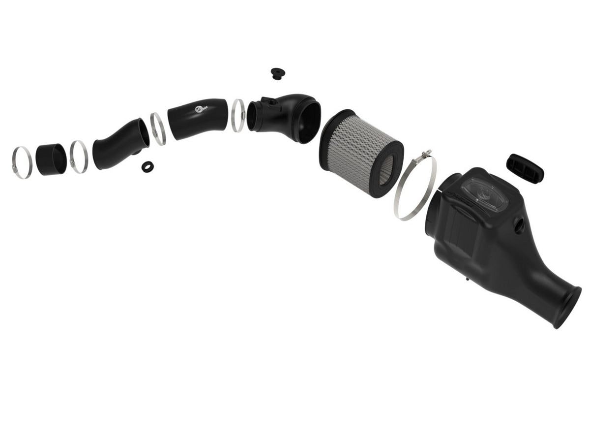 Система холодного впуска Momentum HD, с фильтром Pro DRY S для Ford Diesel Trucks 2003–2007 V8-6.0L (td), AFE Power — фото 2