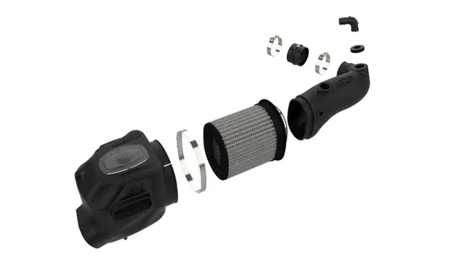 Система холодного впуска Momentum HD, с фильтром Pro DRY S для Ford Diesel Trucks 2008–2010 V8-6.4L (td), AFE Power — фото 2