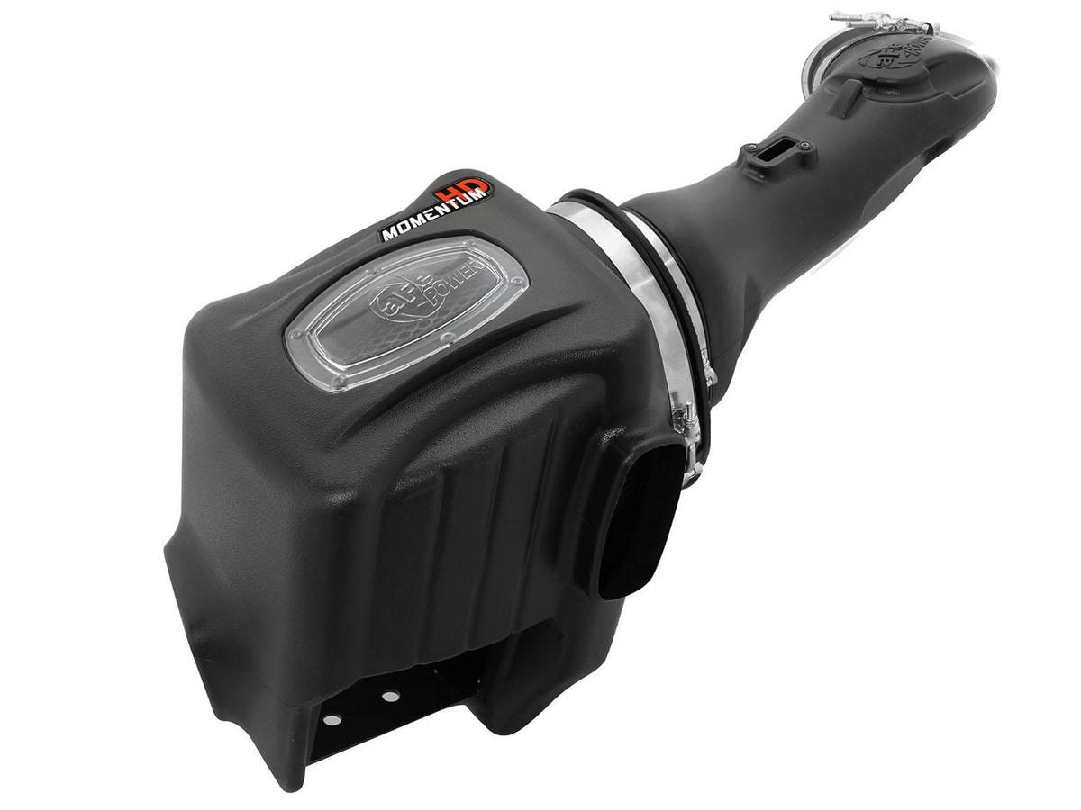 Система холодного впуска Momentum HD, с фильтром Pro DRY S для Ford Diesel Trucks 2011–2016 V8-6.7L (td), AFE Power — фото 1