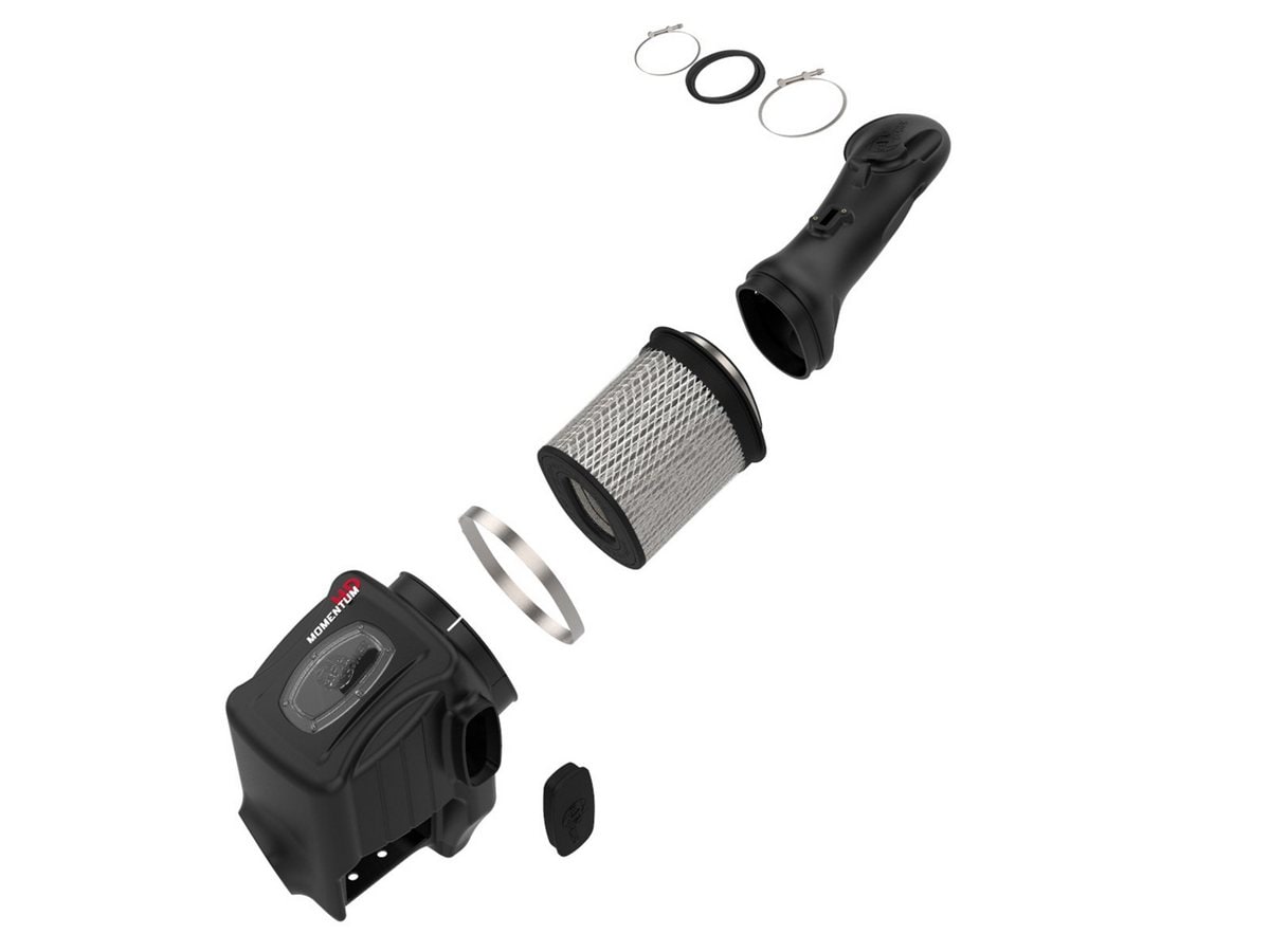 Система холодного впуска Momentum HD, с фильтром Pro DRY S для Ford Diesel Trucks 2011–2016 V8-6.7L (td), AFE Power — фото 2