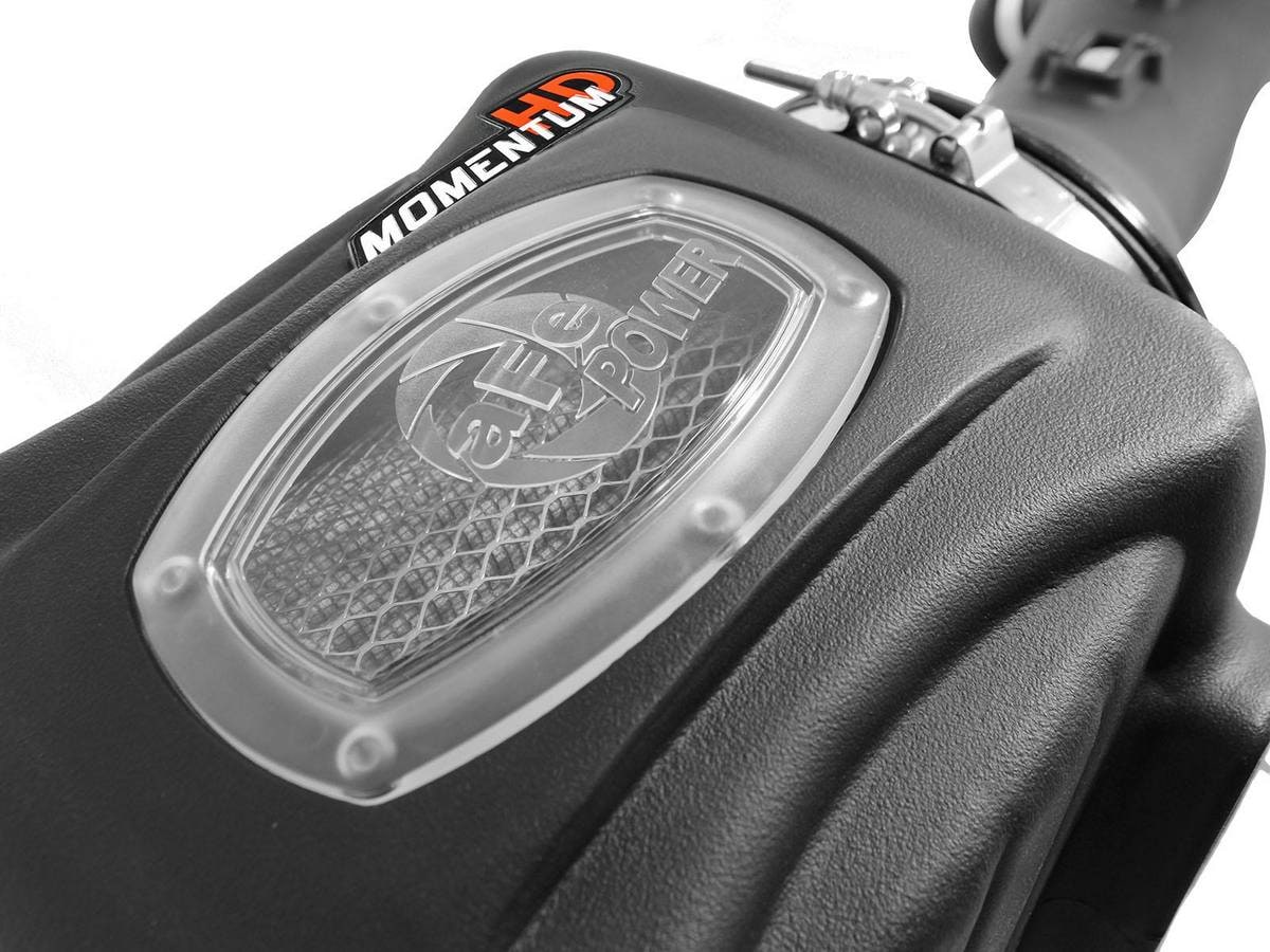Система холодного впуска Momentum HD, с фильтром Pro DRY S для Ford Diesel Trucks 2011–2016 V8-6.7L (td), AFE Power — фото 7