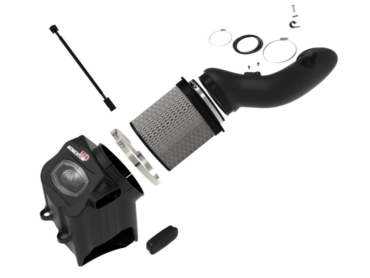 Система холодного впуска Momentum HD, с фильтром Pro DRY S для Ford Diesel Trucks 2017–2019 V8-6.7L (td), AFE Power — фото 2