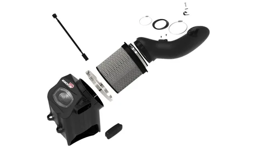 Система холодного впуска Momentum HD, с фильтром Pro DRY S для Ford Diesel Trucks 2017–2019 V8-6.7L (td), AFE Power — фото 2