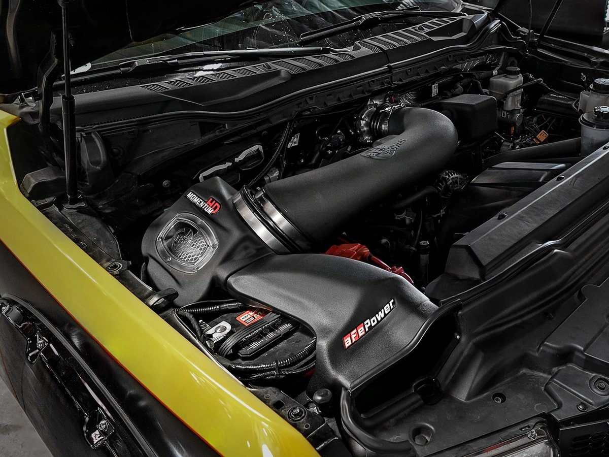 Система холодного впуска Momentum GT, с фильтром Pro DRY S для Ford Super Duty F-250/F-350 2017–2019 V8-6.2L, AFE Power — фото 2