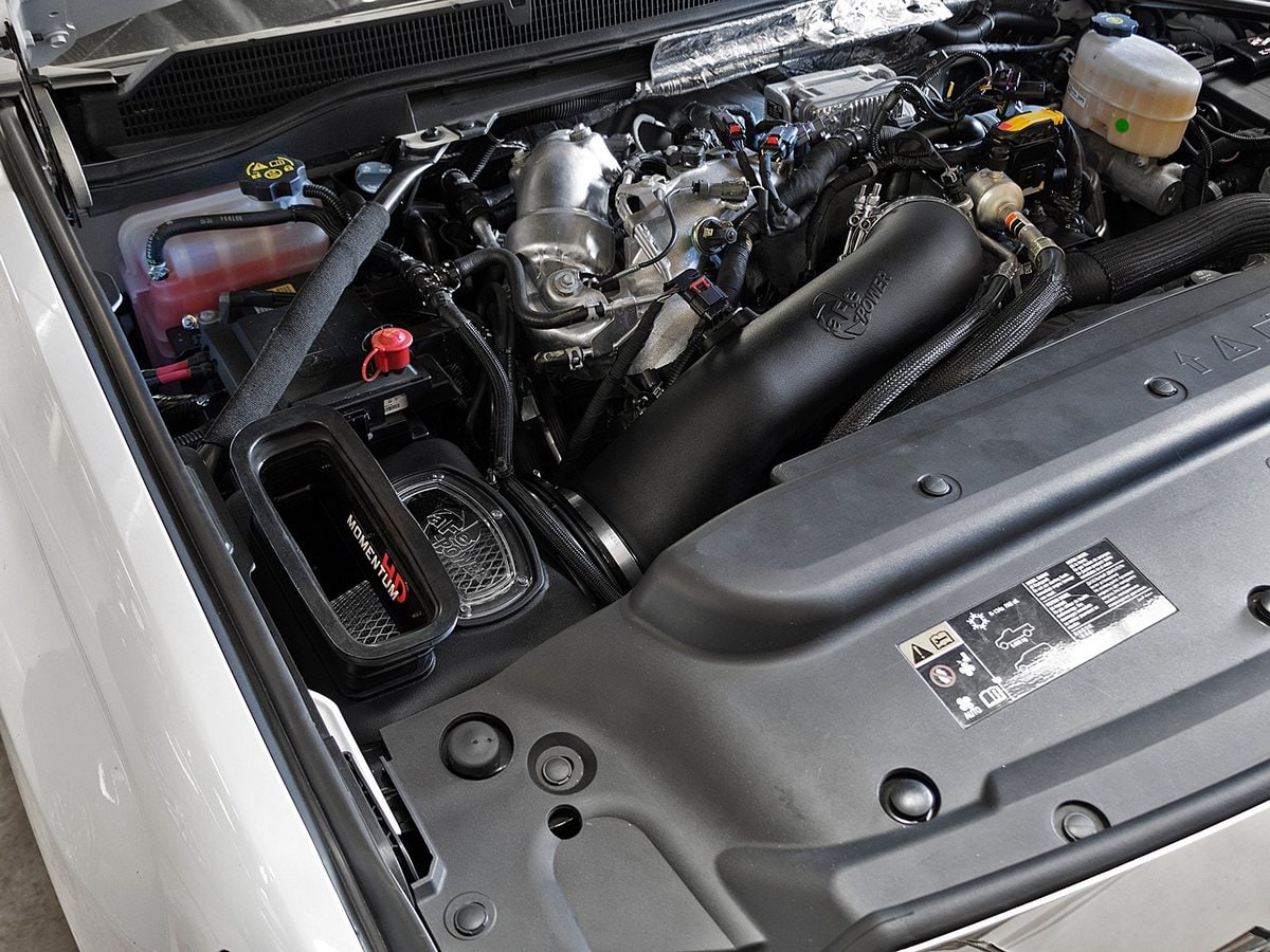 Система холодного впуска Momentum HD, с фильтром Pro DRY S для Chevrolet/GMC Diesel Trucks 2017–2019 V8-6.6L (td) L5P, AFE Power — фото 2