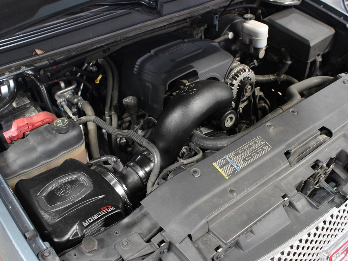 Система холодного впуска Momentum GT, с фильтром Pro DRY S для Chevrolet/GMC Gas Trucks/SUV's 2007–2008 V8-4.8L/5.3L/6.0L/6.2L (GMT900) Electric Fan Only, AFE Power — фото 3