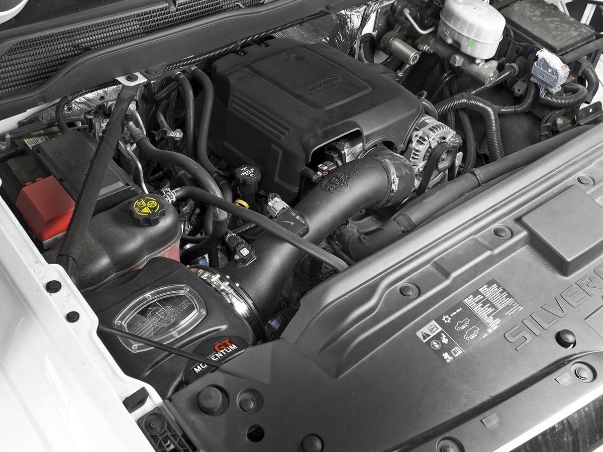 Система холодного впуска Momentum GT, с фильтром Pro DRY S для Chevrolet/GMC Silverado/Sierra 2500/3500HD 2009–2015 V8-6.0L, AFE Power — фото 2