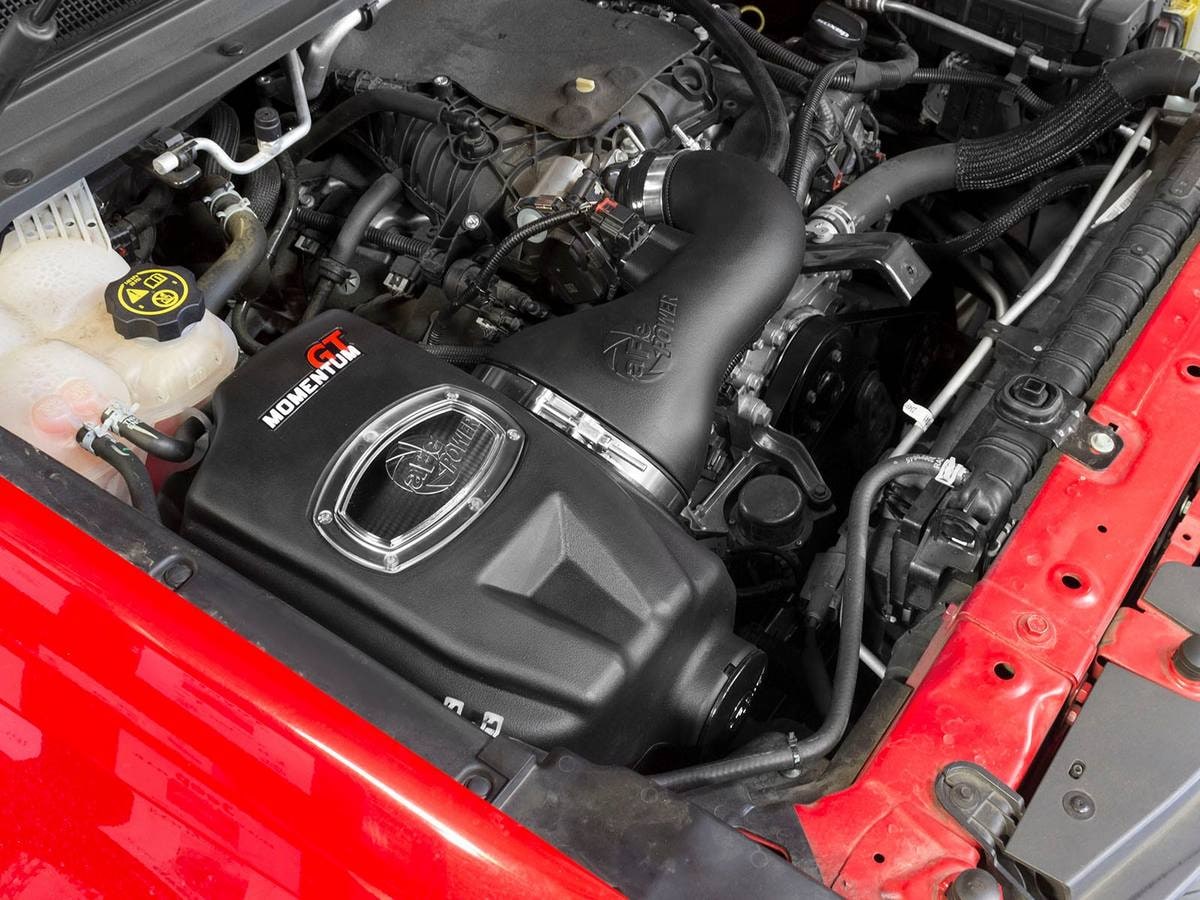 Система холодного впуска Momentum GT, с фильтром Pro DRY S для Chevrolet/GMC Colorado/Canyon 2015–2016 V6-3.6L, AFE Power — фото 2