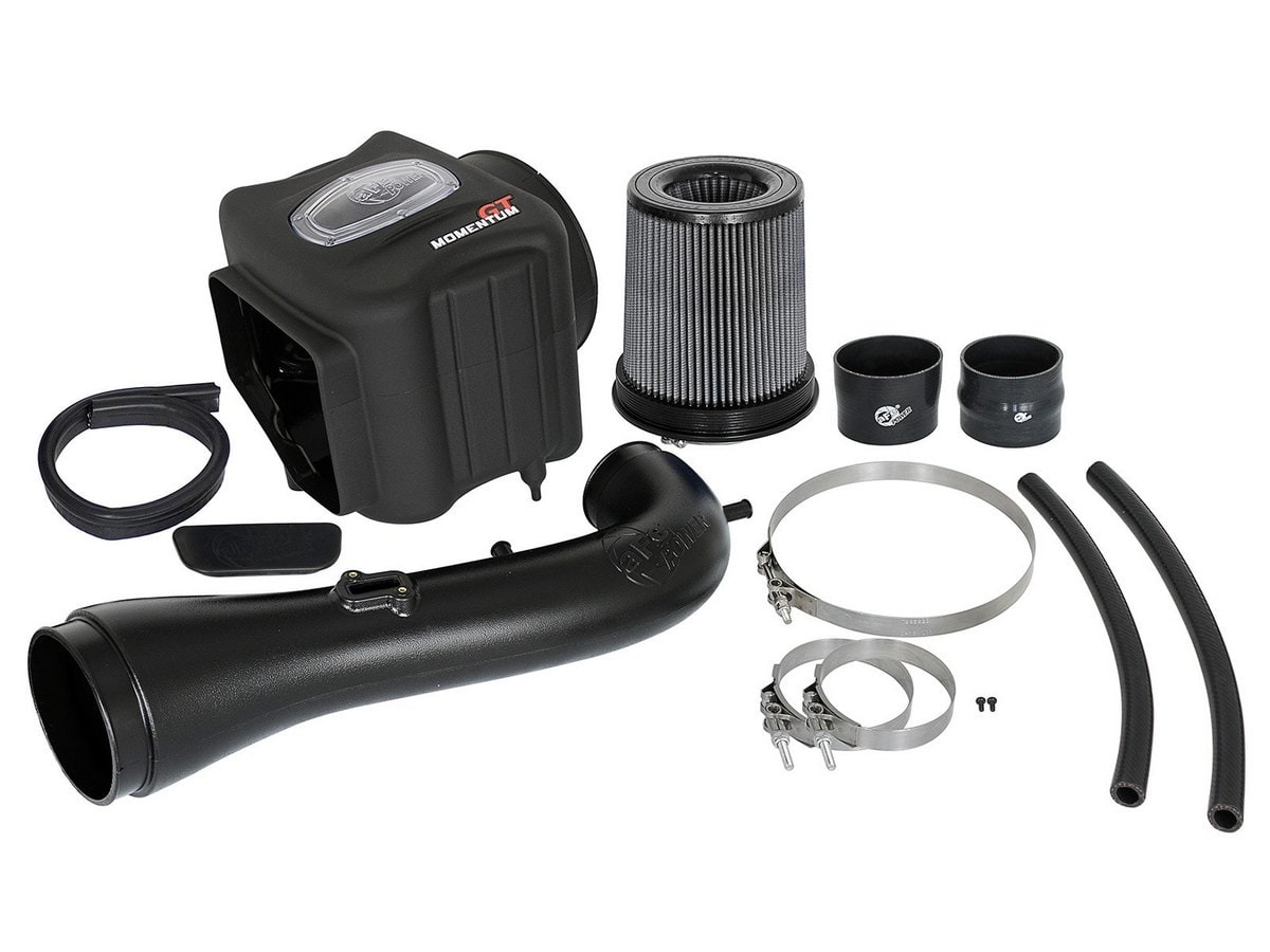 Система холодного впуска Momentum GT, с фильтром Pro DRY S для Chevrolet/GMC Silverado/Sierra 1500 2014–2019 / Tahoe/Suburban/Yukon/XL/Escalade 2015–2020 V8-5.3L/6.2L, AFE Power — фото 3