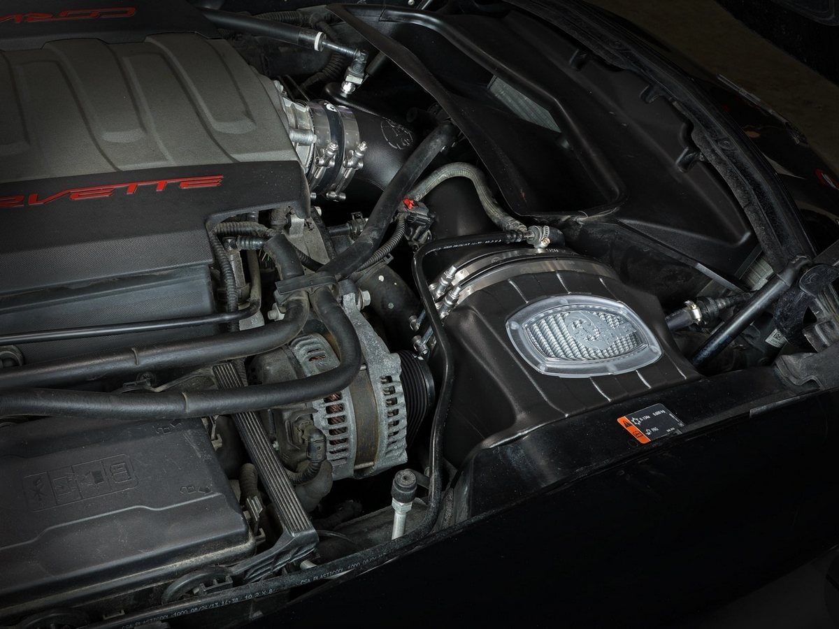 Система холодного впуска Momentum, с фильтром Pro DRY S для Chevrolet Corvette (C7) 2014–2019 V8-6.2L, AFE Power — фото 2