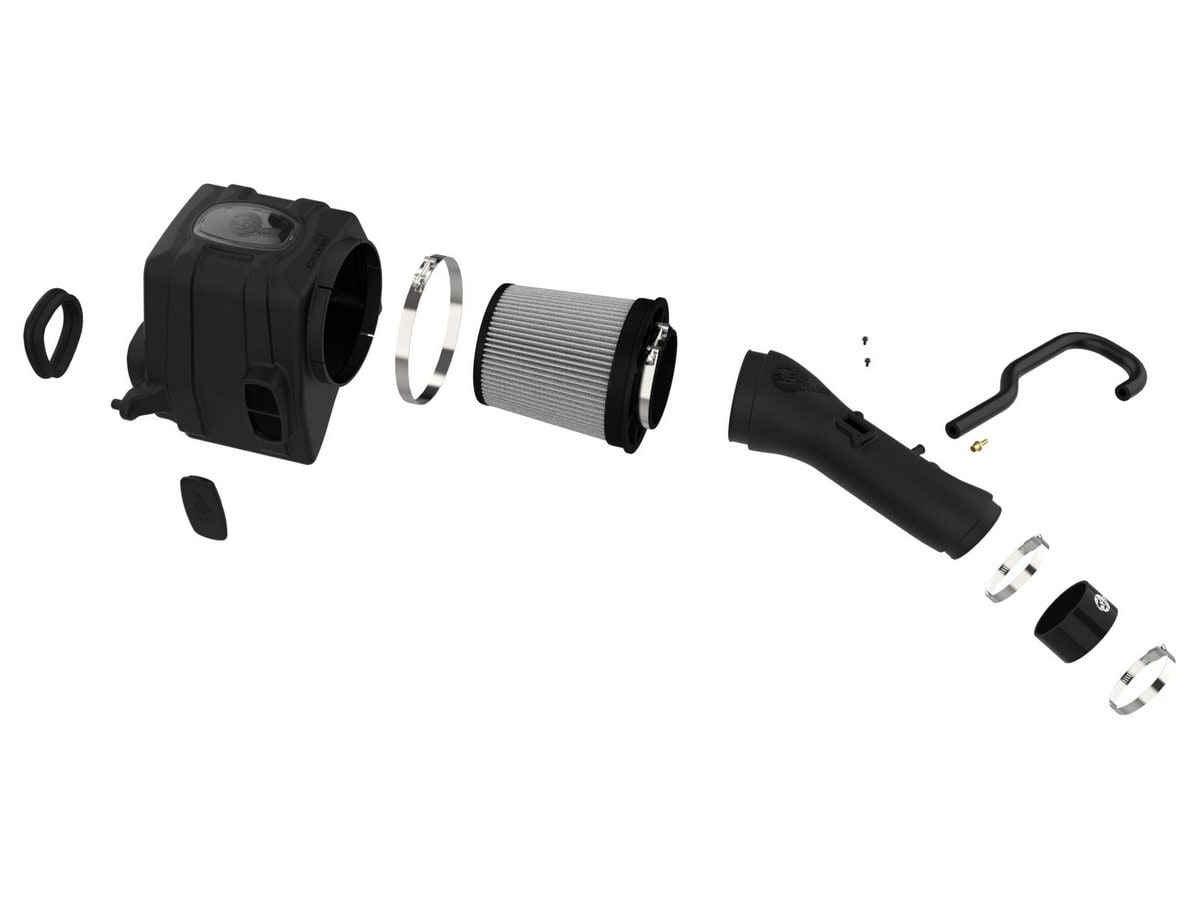 Система холодного впуска Momentum GT, с фильтром Pro DRY S для Toyota Tundra 2007–2021/Sequoia 2008–2022 V8-4.6L/5.7L, AFE Power — фото 2