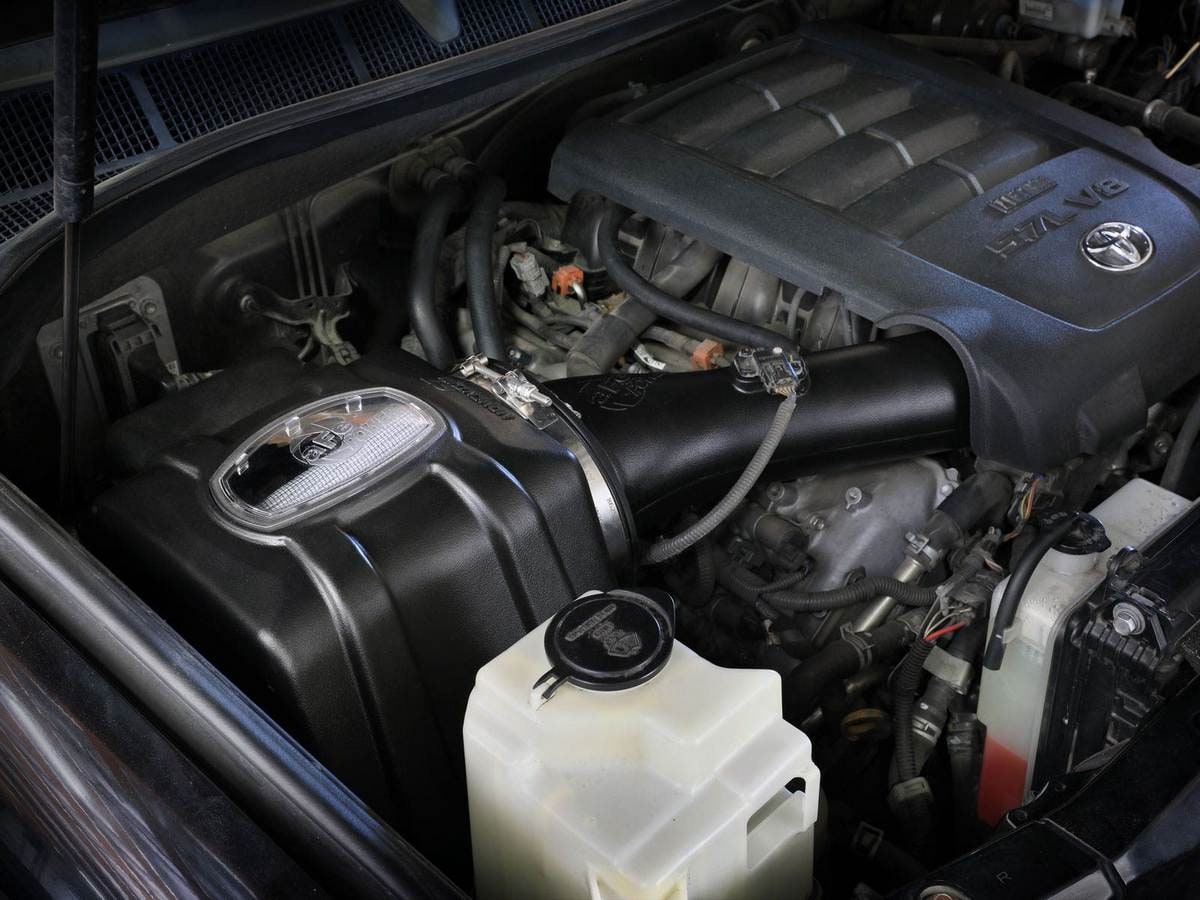 Система холодного впуска Momentum GT, с фильтром Pro DRY S для Toyota Tundra 2007–2021/Sequoia 2008–2022 V8-4.6L/5.7L, AFE Power — фото 3
