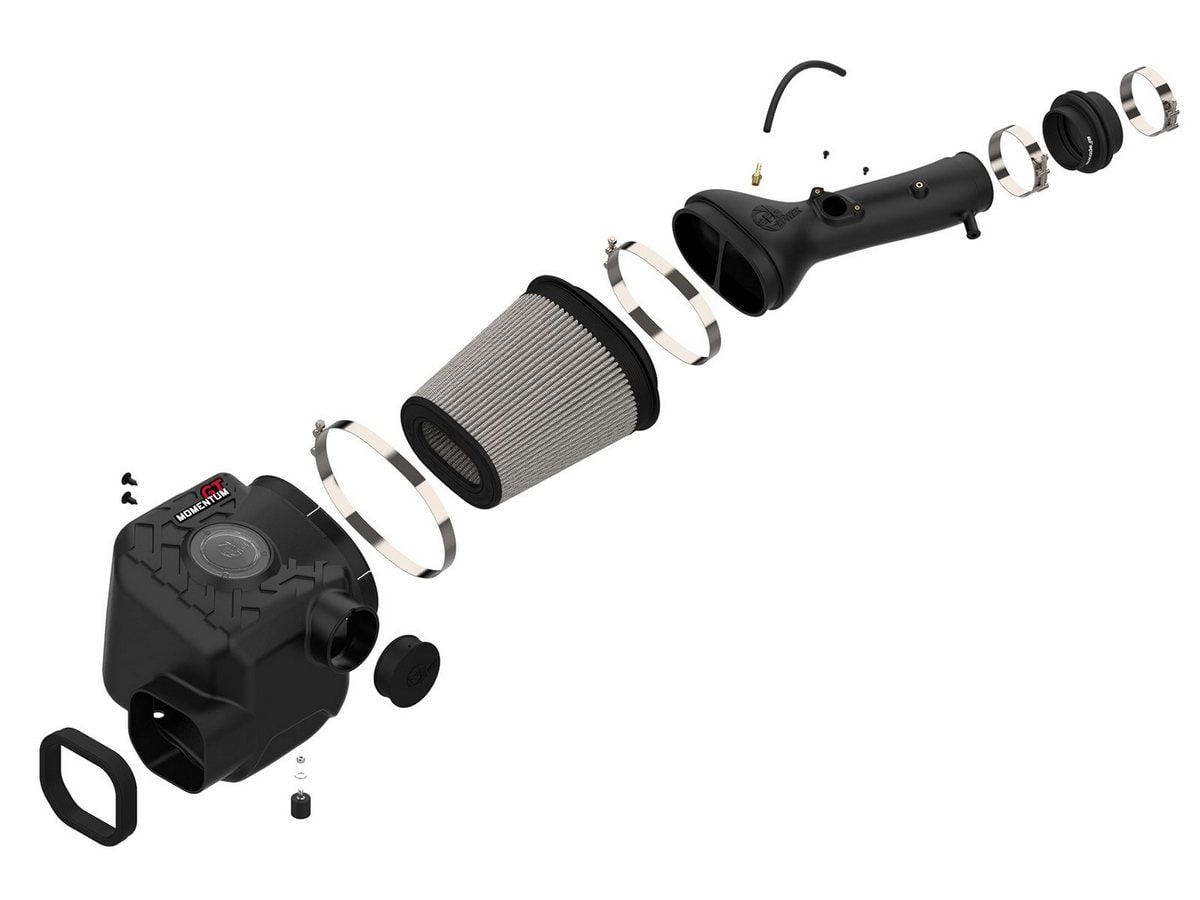 Система холодного впуска Momentum GT, с фильтром Pro DRY S для Toyota Tacoma 2005–2011 V6-4.0L, AFE Power — фото 2