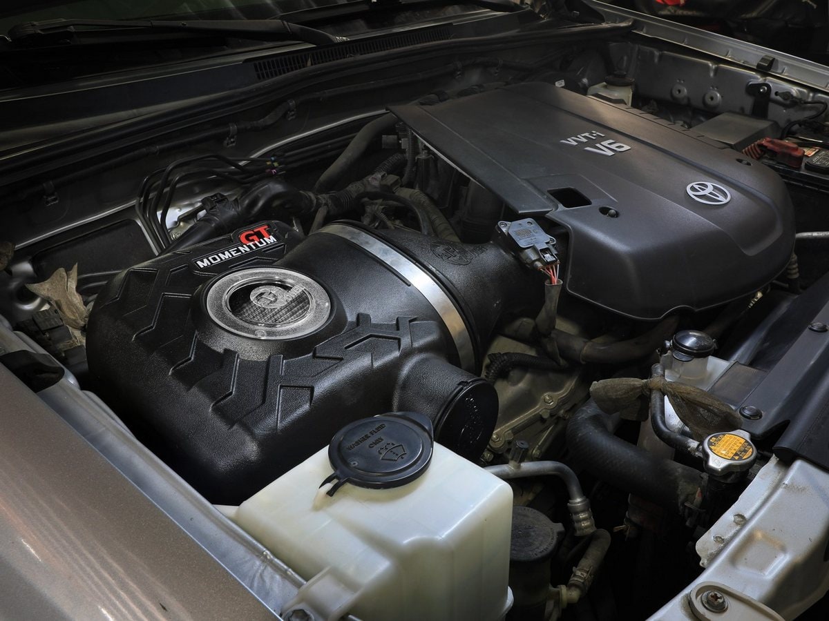Система холодного впуска Momentum GT, с фильтром Pro DRY S для Toyota Tacoma 2005–2011 V6-4.0L, AFE Power — фото 3