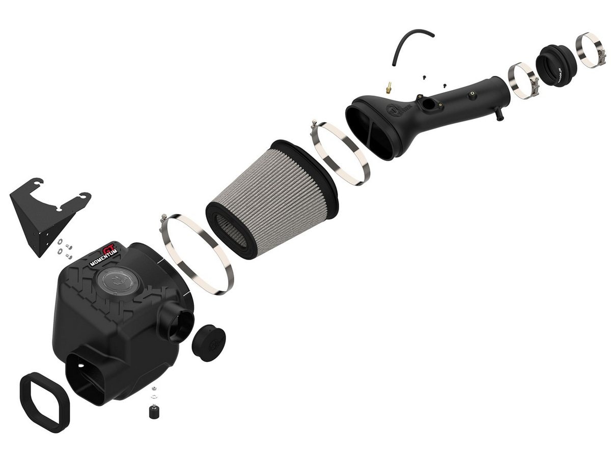 Система холодного впуска Momentum GT, с фильтром Pro DRY S для Toyota Tacoma 2012–2015 V6-4.0L, AFE Power — фото 2