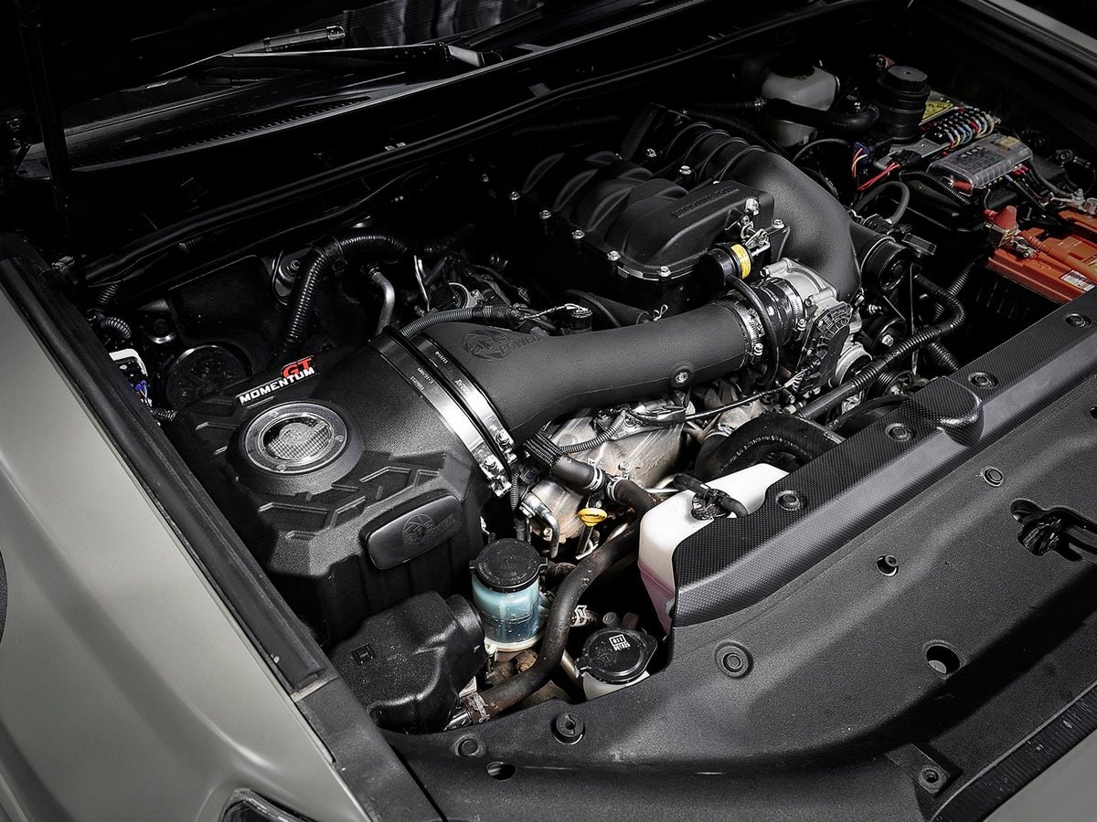 Система холодного впуска Momentum GT, с фильтром Pro DRY S для Toyota FJ Cruiser 2010–2014 / 4Runner 2010–2024 V6-4.0L w/ Magnuson Supercharger, AFE Power — фото 3