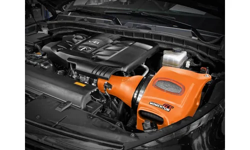 Система холодного впуска Momentum GT Orange Edition, с фильтром Pro DRY S для Nissan Armada 2017–2024/Nissan Patrol 2010–2024 (Y62)/Infiniti QX80 2014–2024/Infiniti QX56 2011–2013 V8-5.6L, AFE Power — фото 3