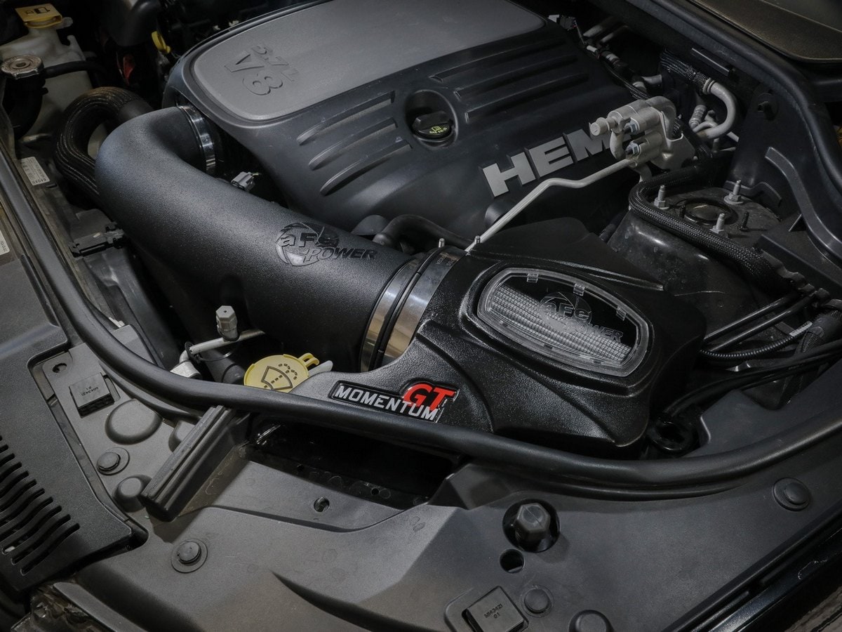 Система холодного впуска Momentum GT, с фильтром Pro DRY S для Jeep Grand Cherokee (WK2) 2011–2021/Dodge Durango 2011–2026 V8-5.7L HEMI, AFE Power — фото 3