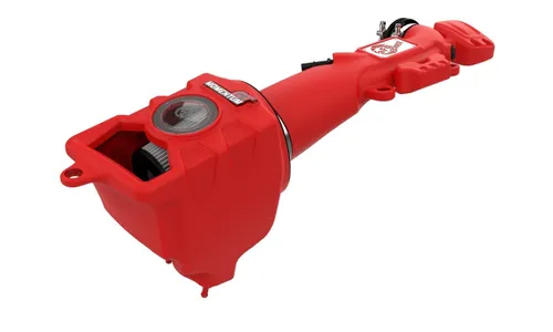 Система холодного впуска Momentum GT Red Edition, с фильтром Pro DRY S для Jeep Wrangler (JL)/Gladiator (JT) 2018–2026 V6-3.6L, AFE Power — фото 1