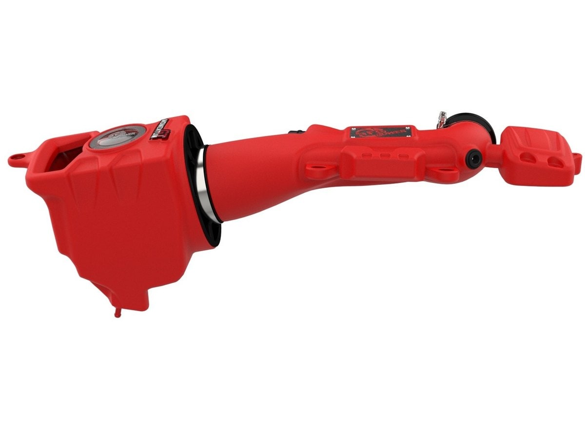 Система холодного впуска Momentum GT Red Edition, с фильтром Pro DRY S для Jeep Wrangler (JL)/Gladiator (JT) 2018–2026 V6-3.6L, AFE Power — фото 5