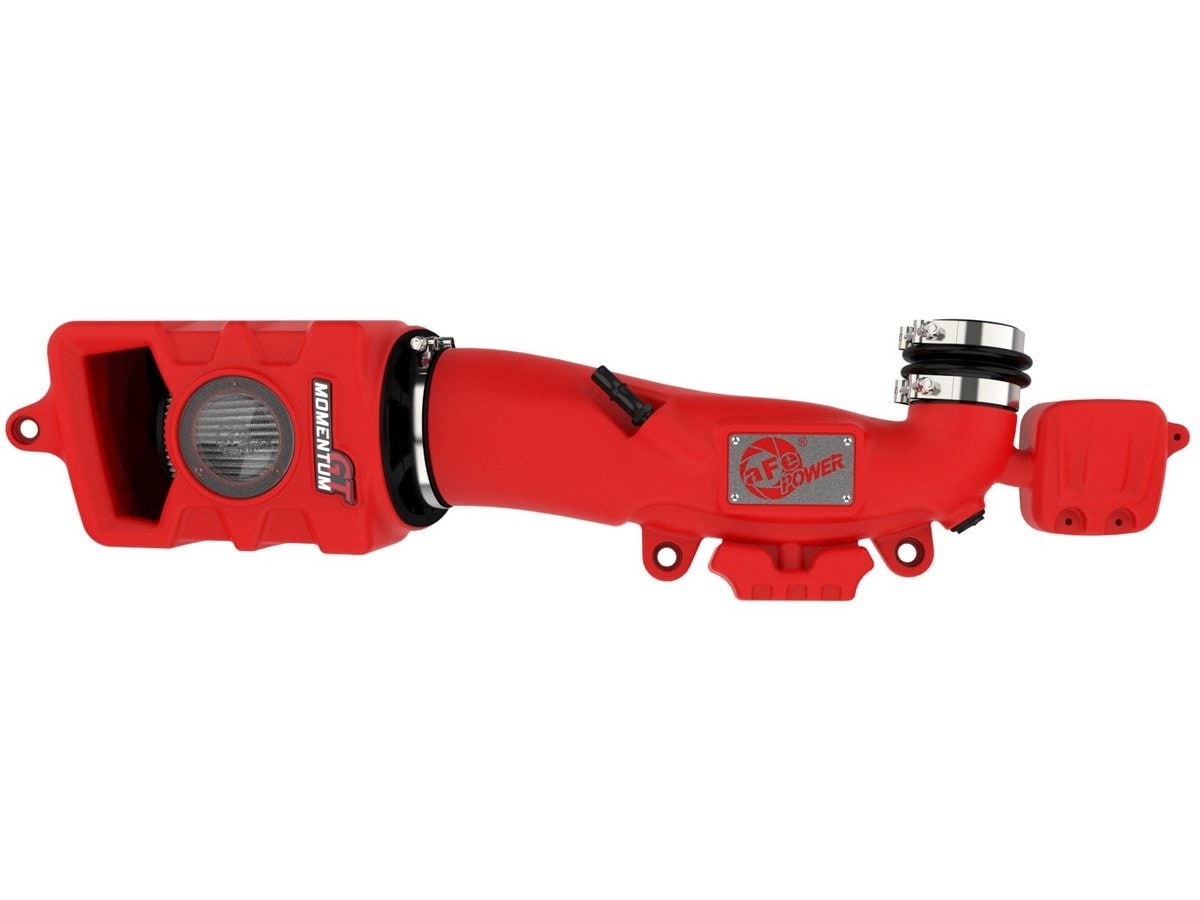 Система холодного впуска Momentum GT Red Edition, с фильтром Pro DRY S для Jeep Wrangler (JL)/Gladiator (JT) 2018–2026 V6-3.6L, AFE Power — фото 6