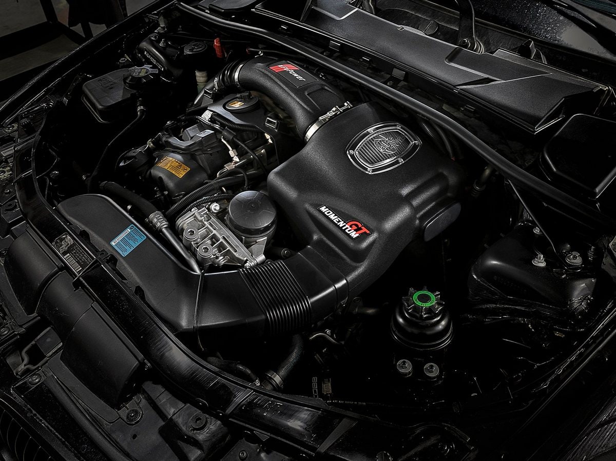 Система холодного впуска Momentum GT, с фильтром Pro DRY S для BMW 135i (E82/88)/335i (E90/92/93) 2011–2013 X1 (E84) 2013–2015 L6-3.0L (t) N55, AFE Power — фото 3