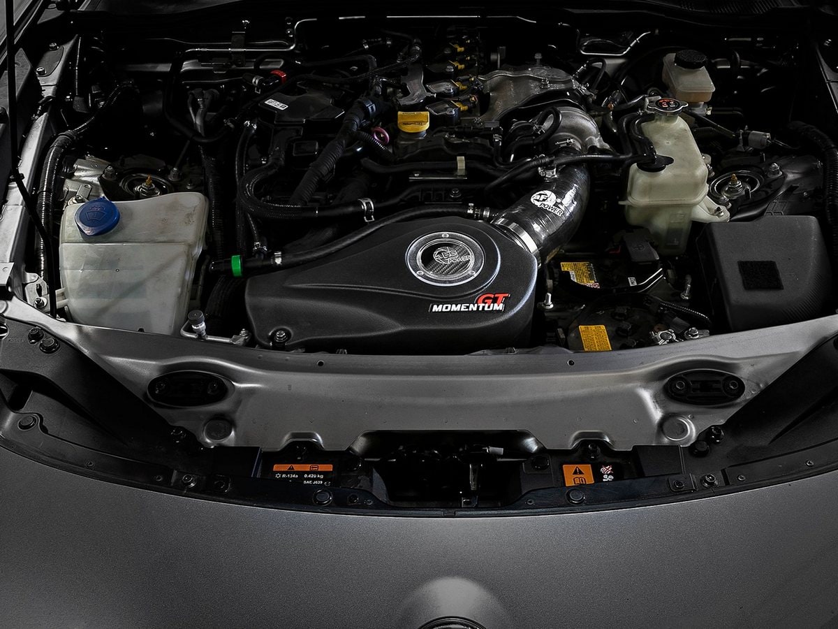Система холодного впуска Momentum GT, с фильтром Pro DRY S для FIAT 124 Spider 2017–2020 L4-1.4L (t), AFE Power — фото 3