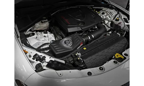 Система холодного впуска Momentum GT, с фильтром Pro DRY S для Alfa Romeo Giulia 2017–2026 L4-2.0L (t), AFE Power — фото 3