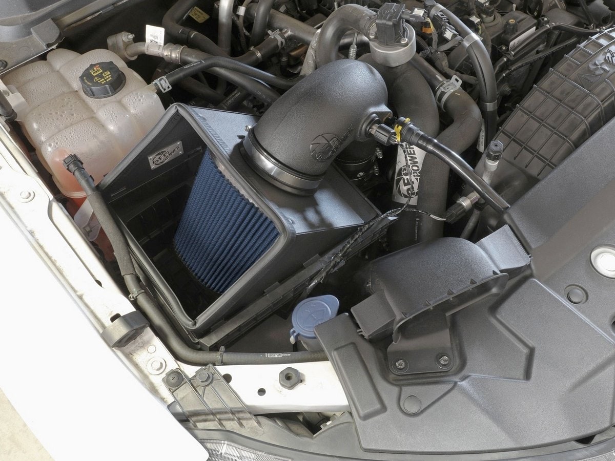 Система холодного впуска Rapid Induction, с фильтром Pro 5R для Ford Ranger 2019–2023 L4-2.3L (t), AFE Power — фото 3