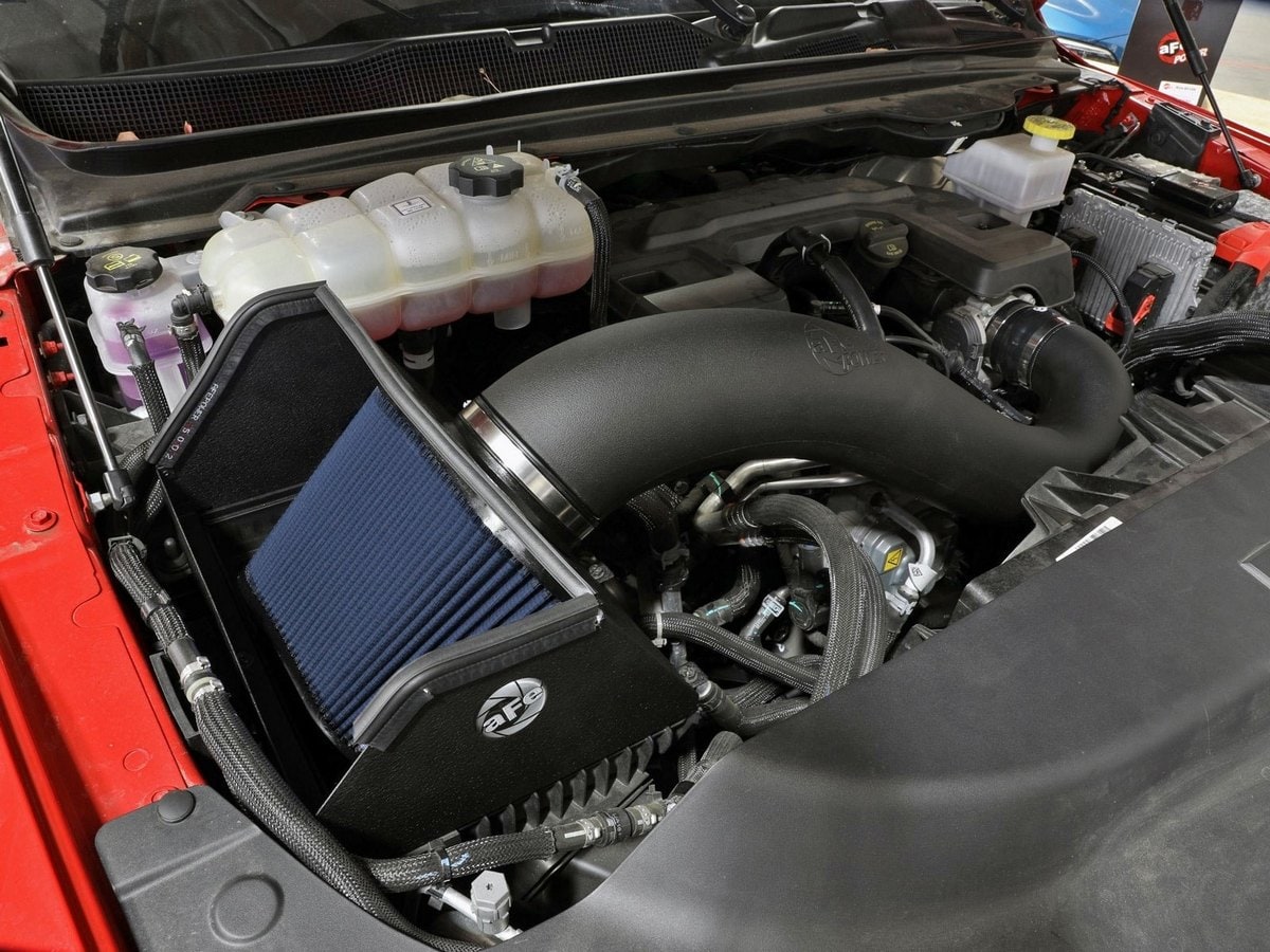 Система холодного впуска Rapid Induction, с фильтром Pro 5R для RAM 1500 (DT) 2019–2026 V6-3.6L, AFE Power — фото 3